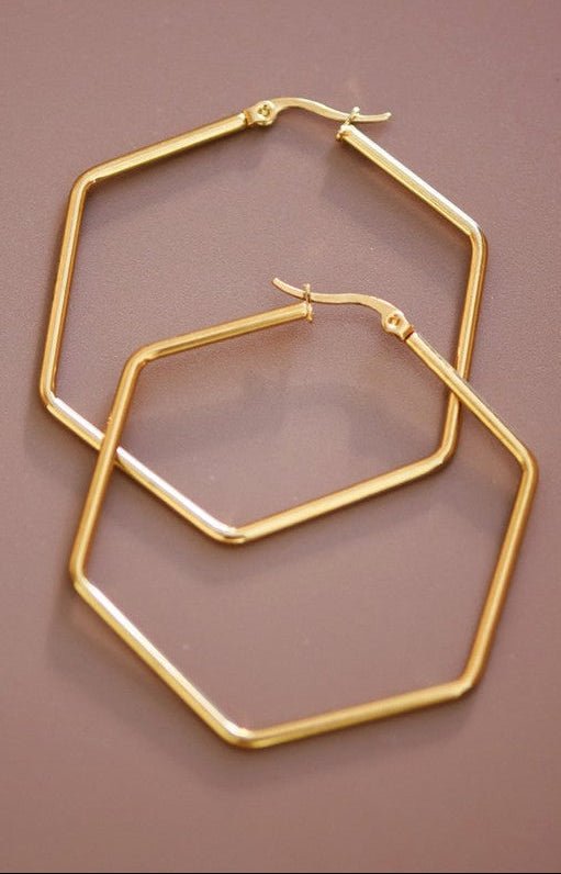 Luxe Angled Hoops