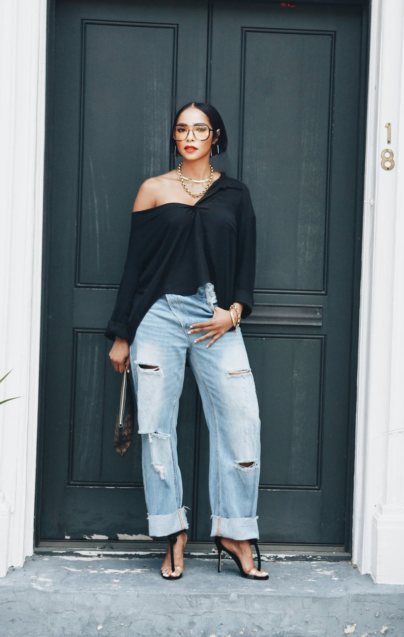 Blackout Classic Button-Down