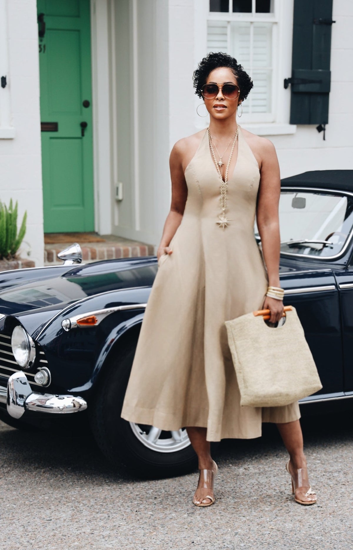 Riviera Bare Back Midi