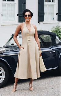 Riviera Bare Back Midi