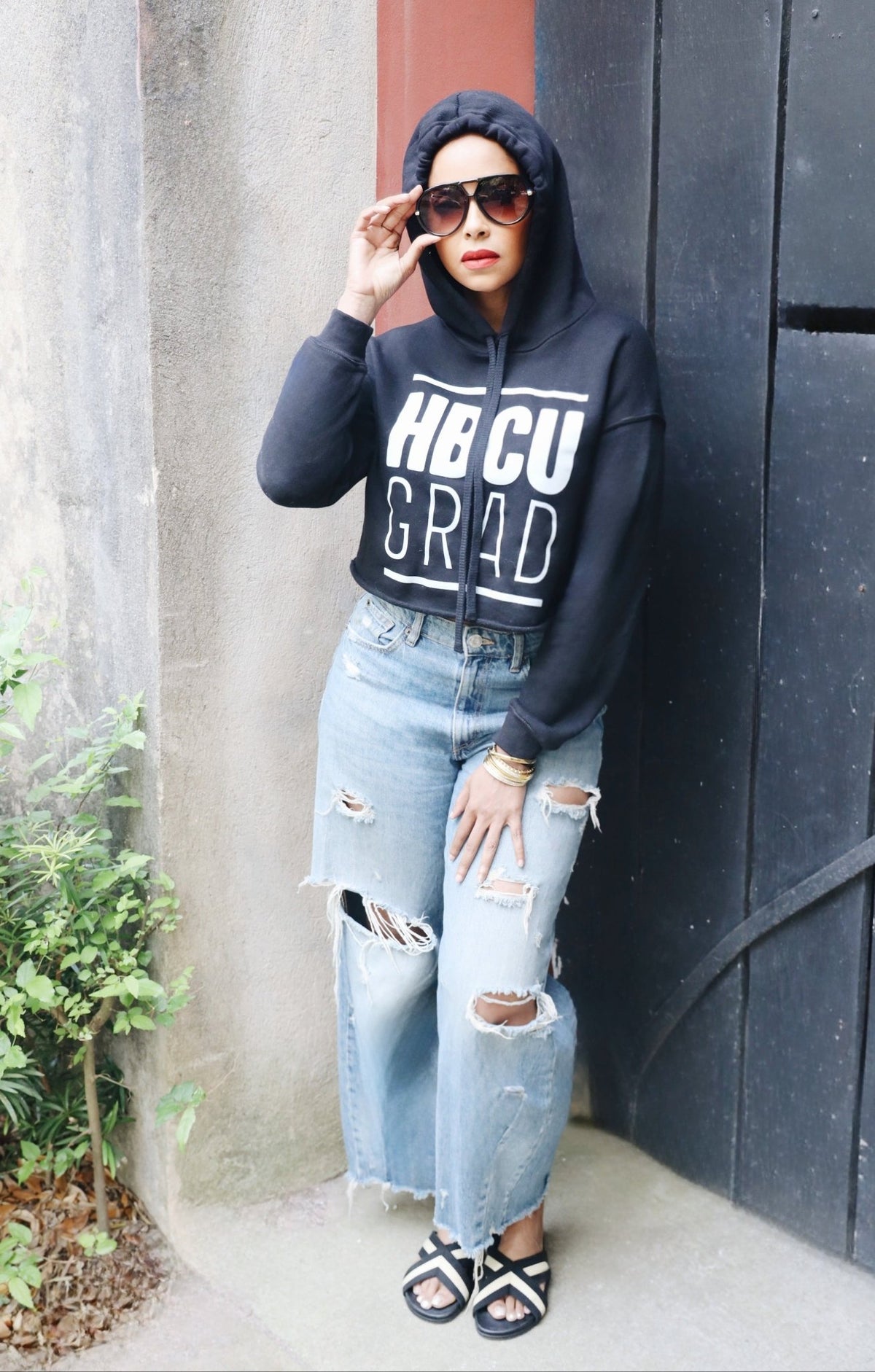 HBCU Crop Hoodie