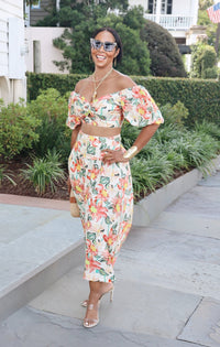 Capri Sunset Skirt Set
