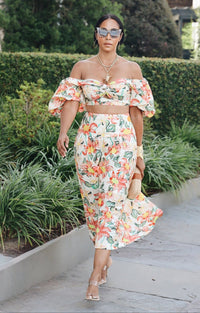 Capri Sunset Skirt Set