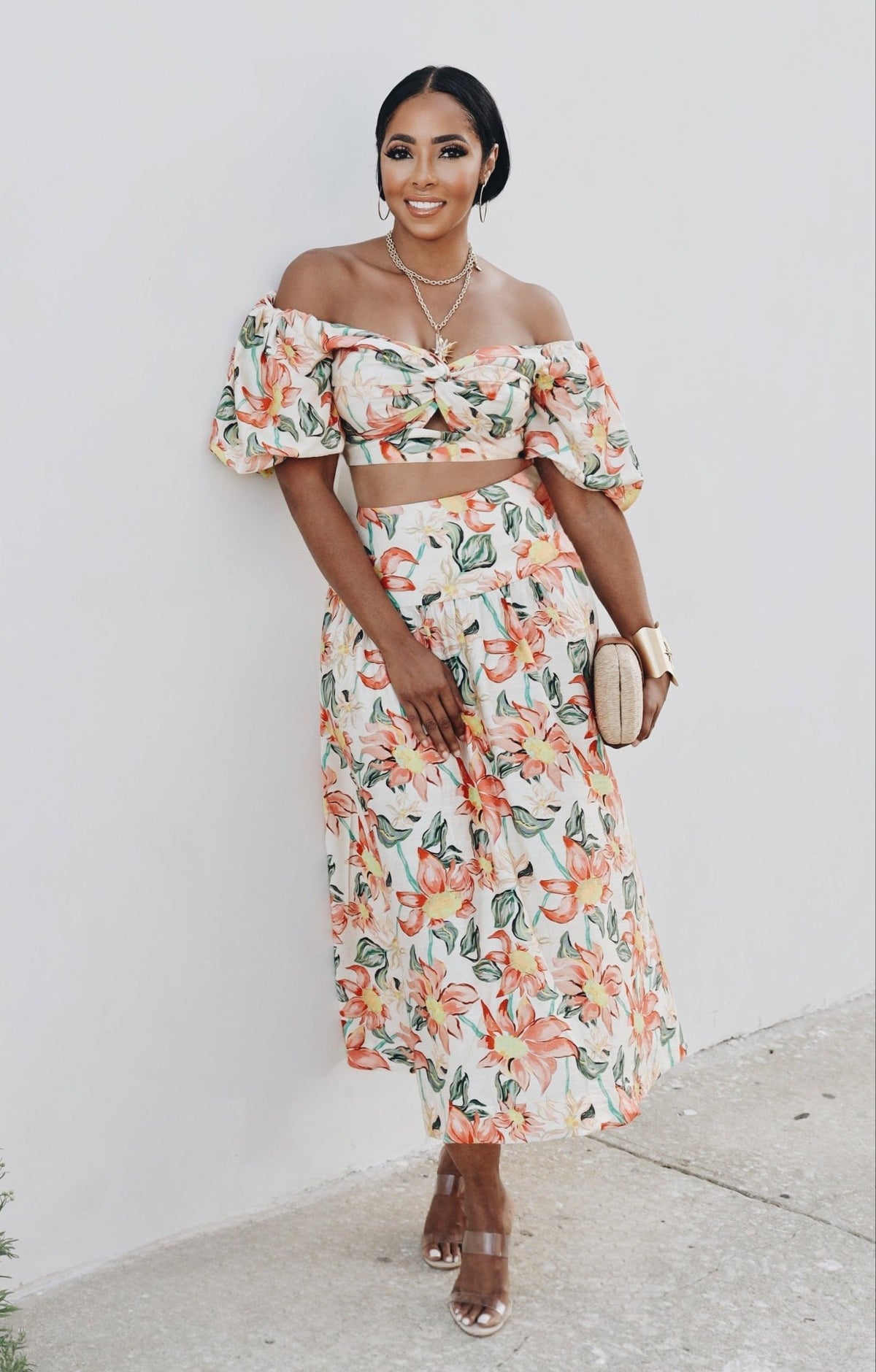 Capri Sunset Skirt Set