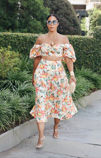 Capri Sunset Skirt Set