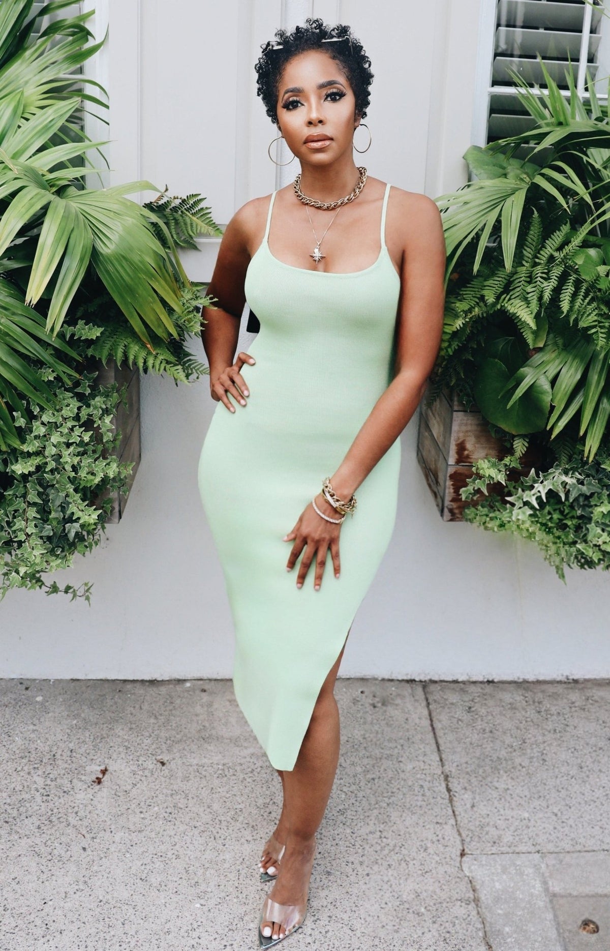 Jet Set Slit Dress