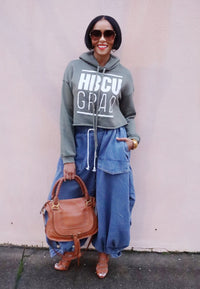 HBCU Crop Hoodie