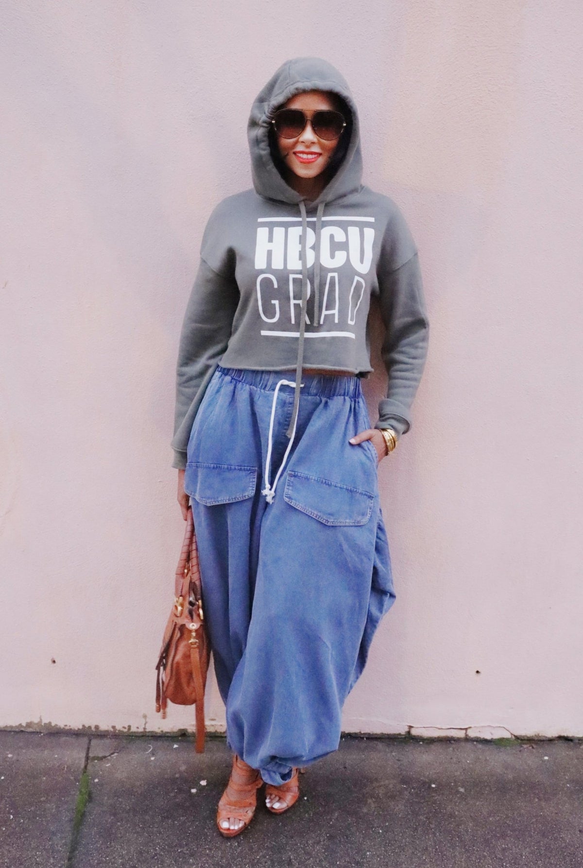 HBCU Crop Hoodie
