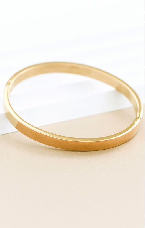 Gilded Simplicity Bangle