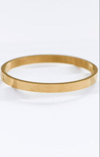 Gilded Simplicity Bangle
