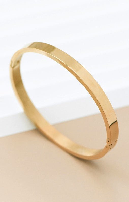 Gilded Simplicity Bangle