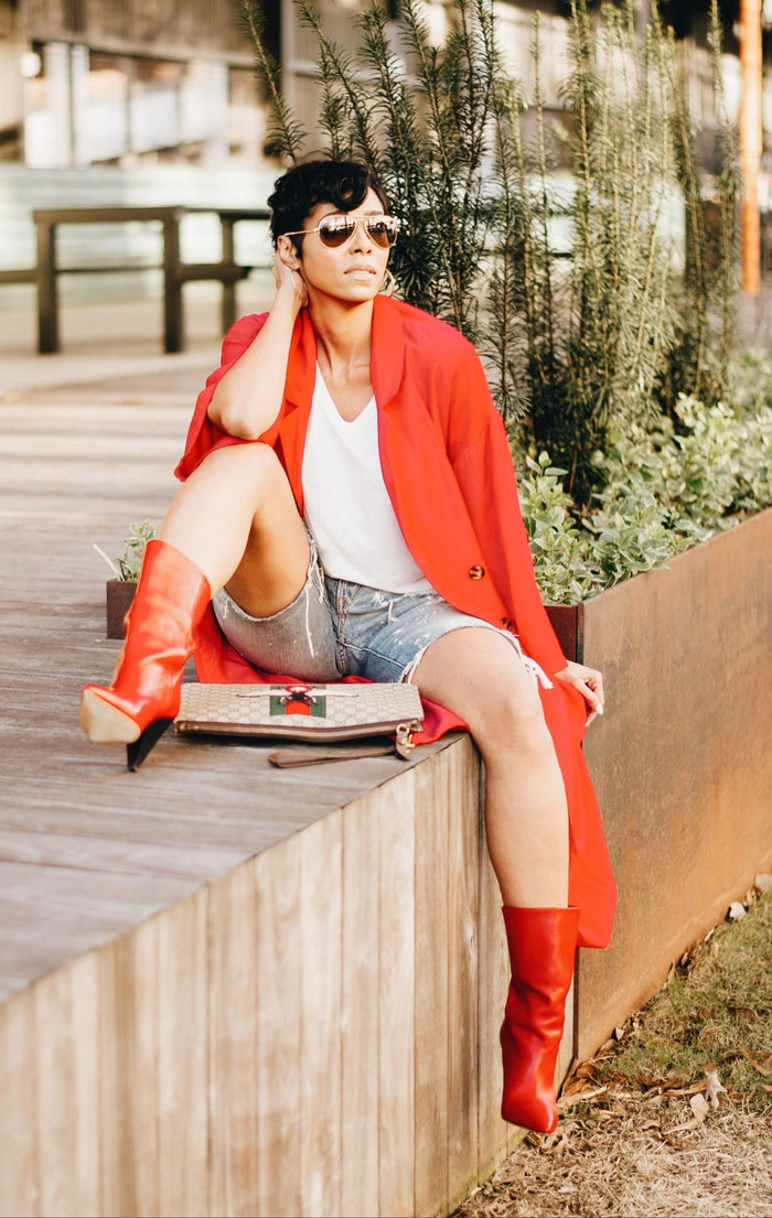 Fire Line Button Down Tie Coat