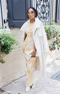 Capri Sunset Wave Maxi Dress