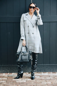 Maison Plaid Dress