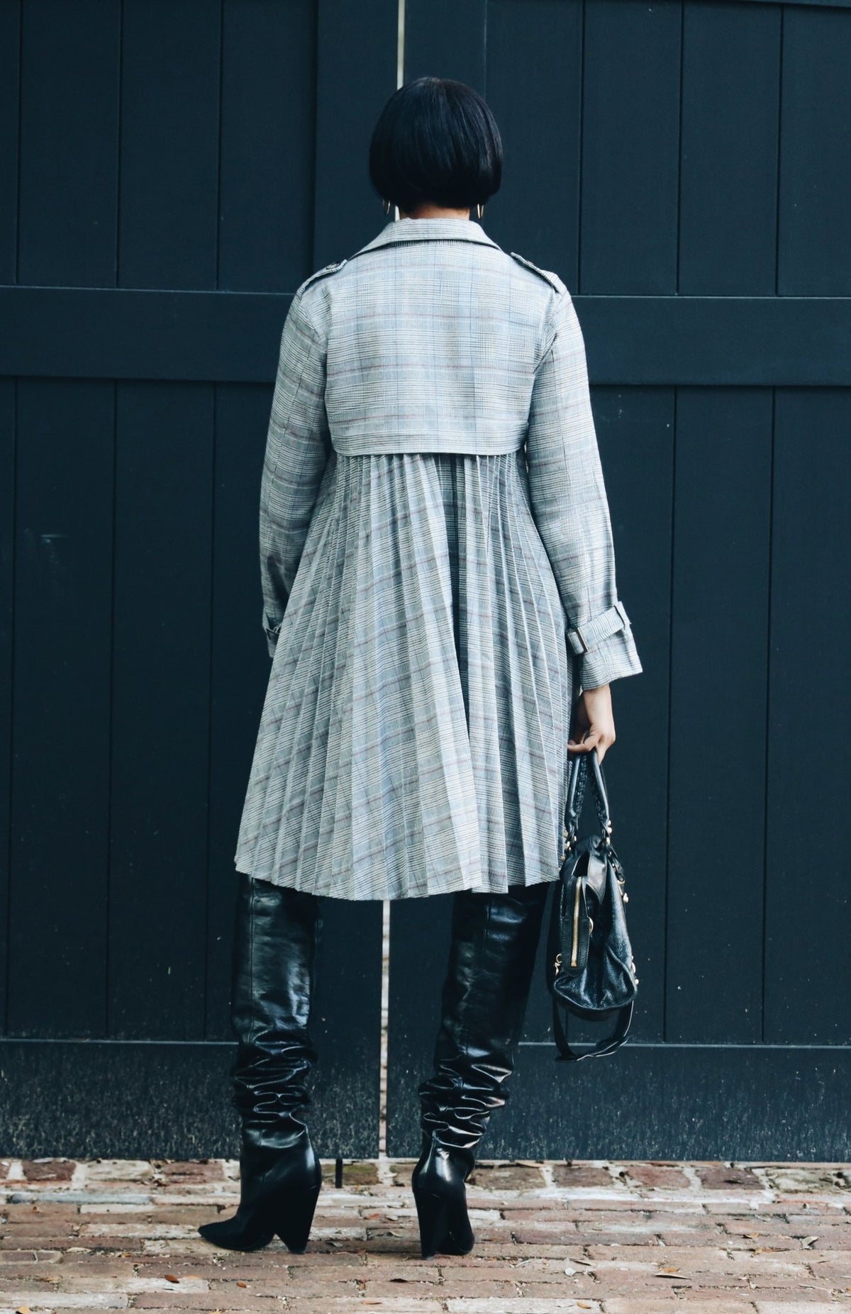 Maison Plaid Dress