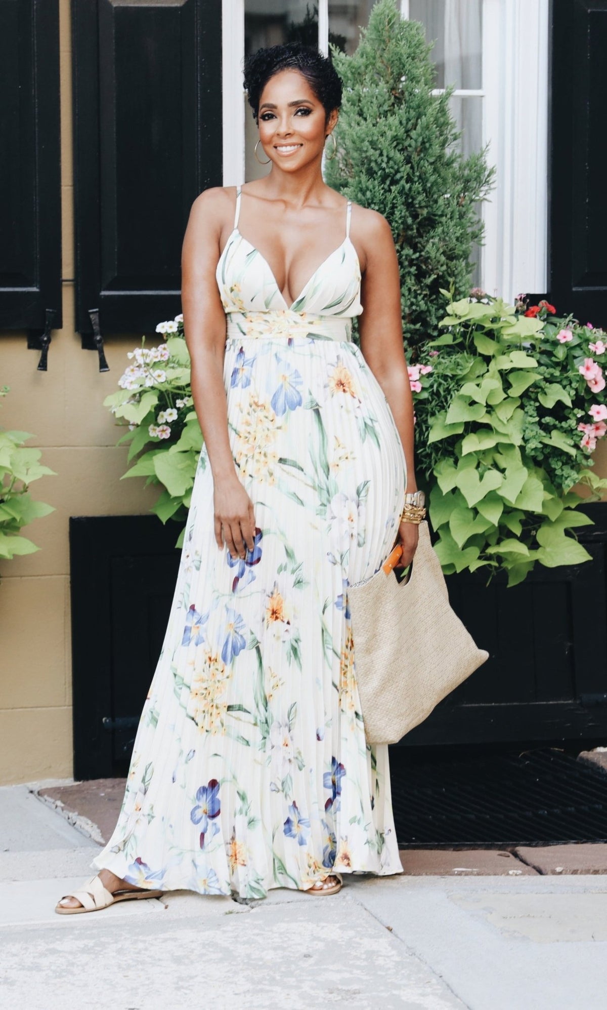 Sunset Bloom Maxi Dress