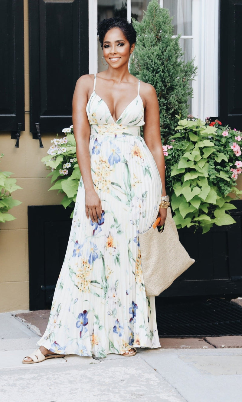 Sunset Bloom Maxi Dress