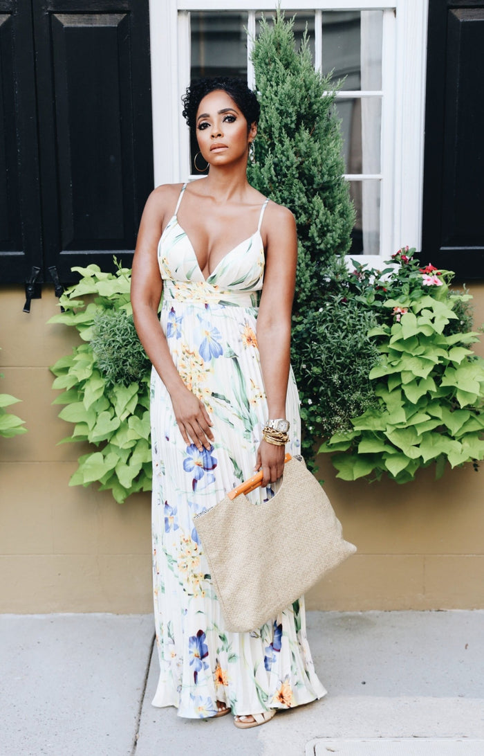 Sunset Bloom Maxi Dress