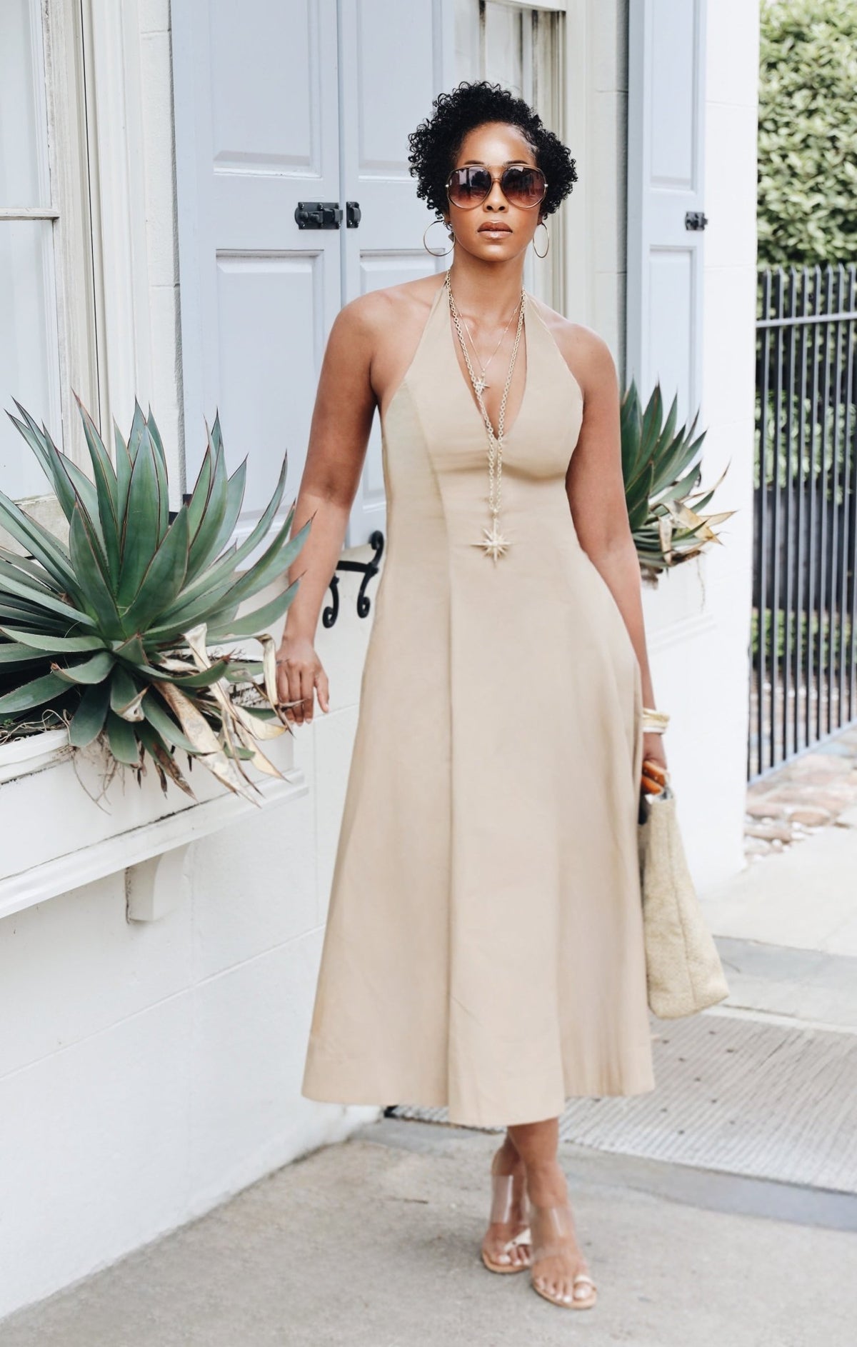 Riviera Bare Back Midi