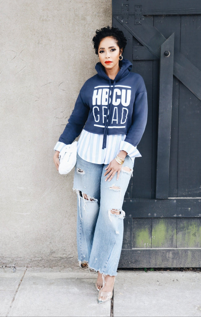 HBCU Crop Hoodie