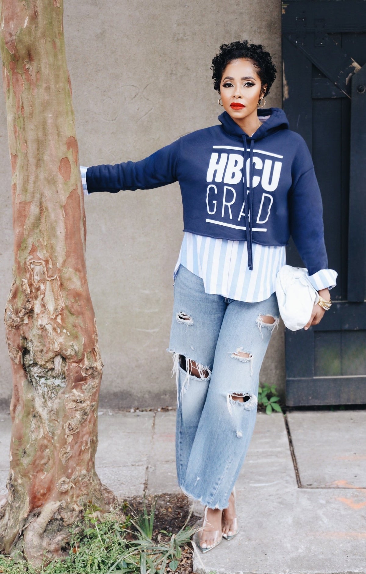 HBCU Crop Hoodie