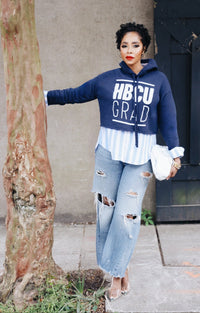 HBCU Crop Hoodie