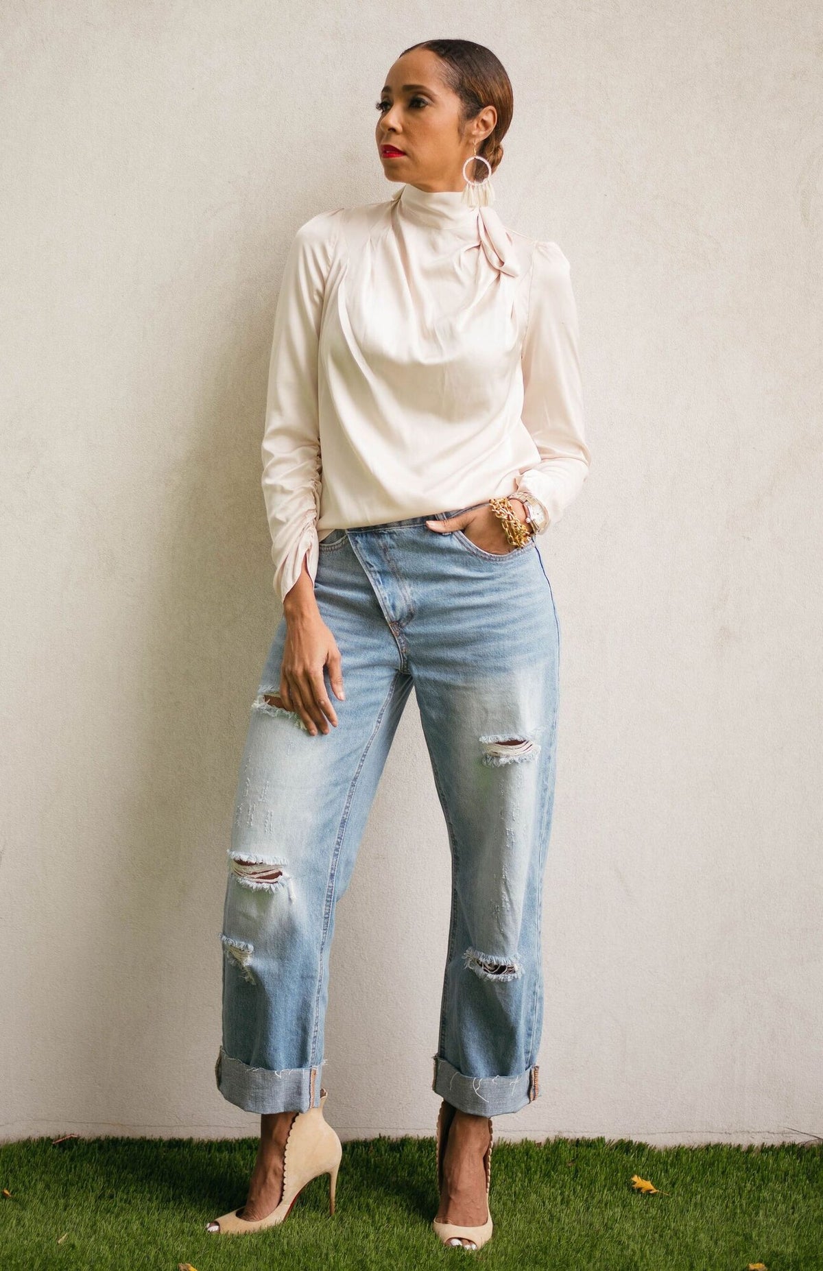 High Waist Premium Crossover Jeans – ShopTheBGuide
